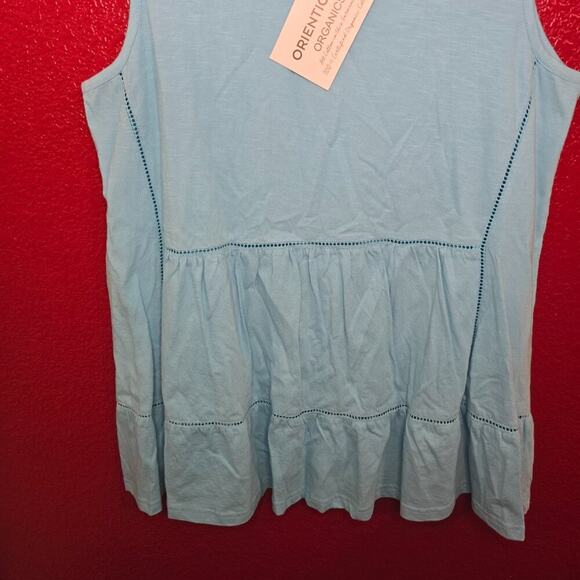 NWT Orientique Naturally Australian Certified Organic Cotton Pastel Top - Picture 3 of 7